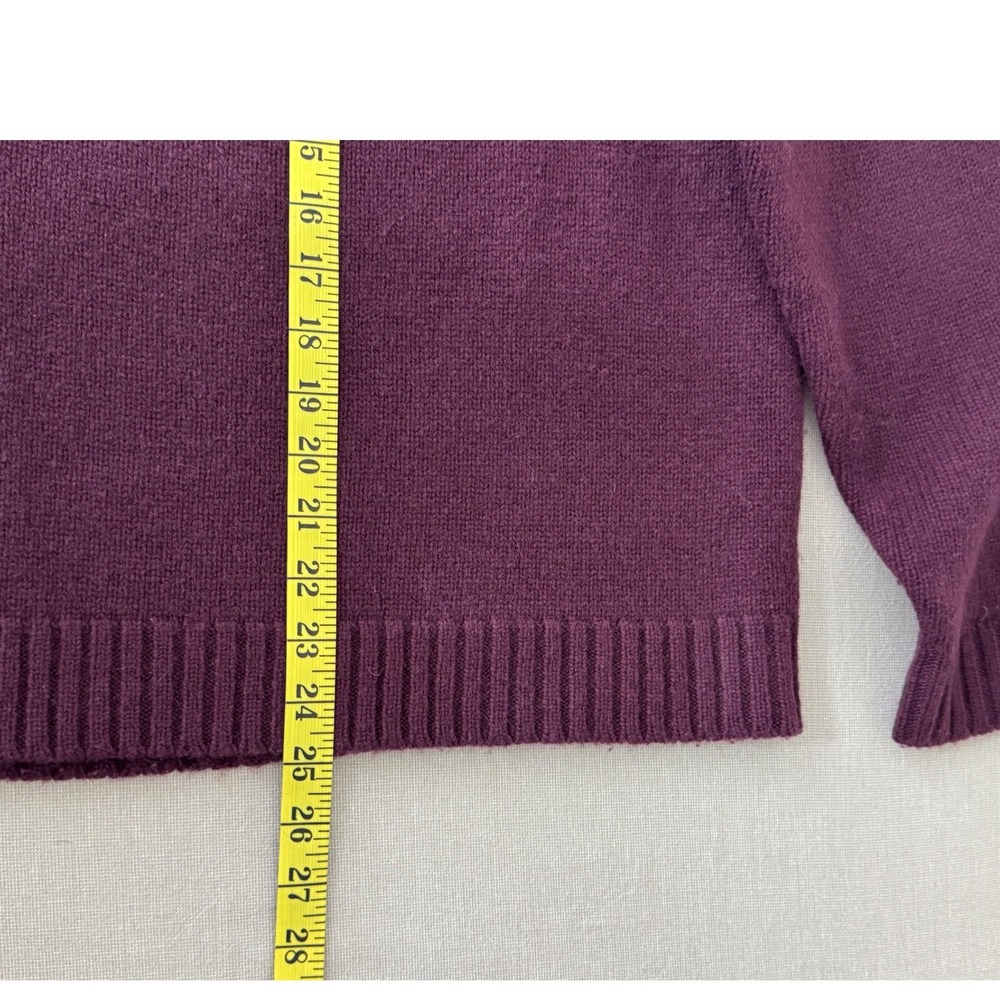 Vintage Eddie Bauer Fair Isle Sweater Women's Med Purple/Red - Picture 7 of 7